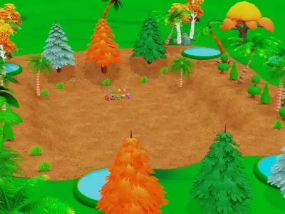 Vehicles Come out from Egg 3D model