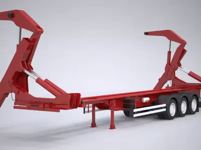 Sidelifter Semi Trailer 3D model