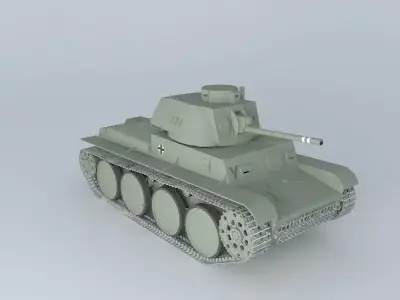 Panzerkampfwagen 38 t 3D model