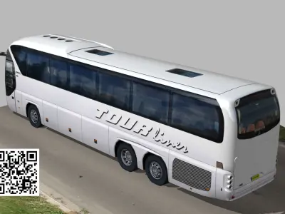 Neoplan Tourliner SHD C Low-poly 3D model