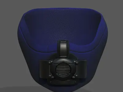 Gas mask helmet 3d model military combat fantasy  3D model