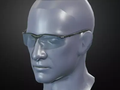 Bolle Contour Platinum Low-poly 3D model