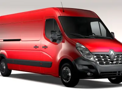 Renault Master L3H2 Van 2017 3D model