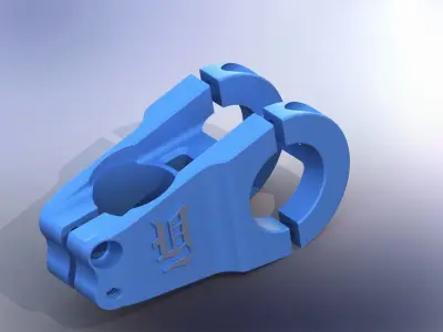 bicycle handlebar clamp 3D model