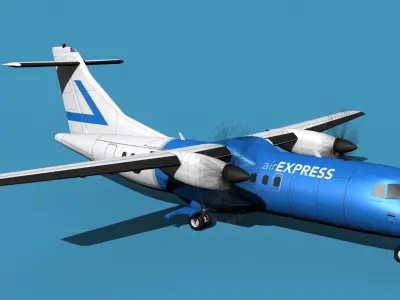 ATR-42-320 Air Express 3D model