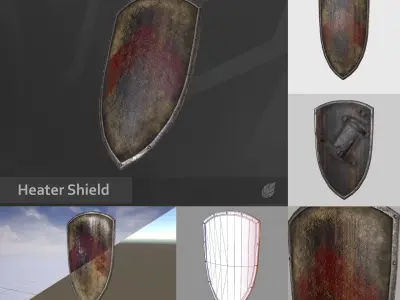 Historical Shields 3D Model Collection