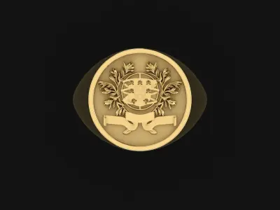Coat of Arms of Portugal 3D print model