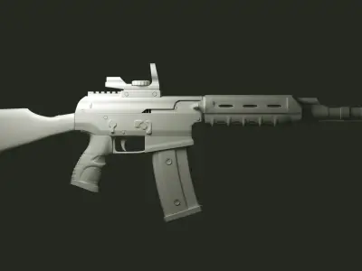 AKMAGPUL ak - rifle 3D model