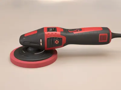 Polisher Low-poly 3D model