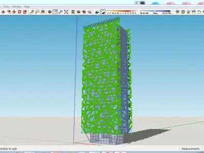 Sketchup Tower B9 Free 3D model