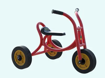 Weplay Push Trike Kid Bicycle Children bike 3D model