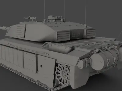 Tank Challenger 3D model