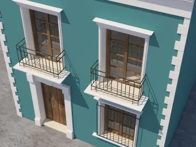 Mexican House 3D model purchase