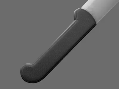 Machete Free low-poly 3D model purchase