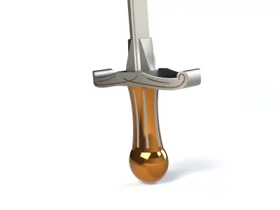 Simple Sword 3D model purchase