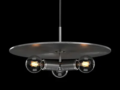 UTILITAIRE DISK TRIPLE PENDANT 3D model