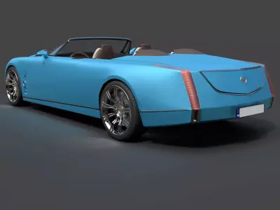 Cadillac Ciel Luxury Concept Hyper Detailed Exterior  Interior 3D model