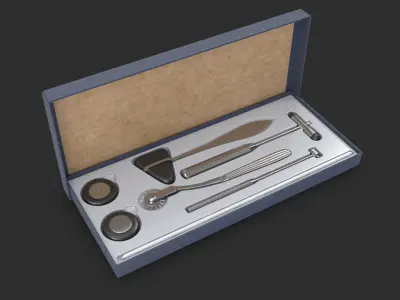  Neurological Hammer Set 3D Model 