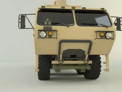 ASSY HEMTT A4 WITH LASER 3D model