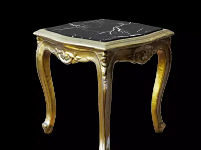 Classic  Side Table Free low-poly 3D model