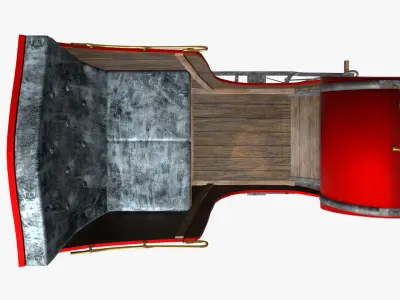 Christmas Sleigh Portland Cutter(1) 3D model