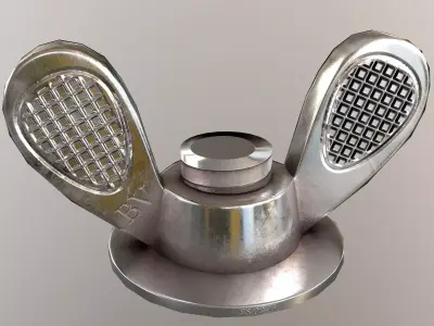 Wing Nut Low-poly 3D model