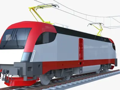 Siemens Taurus locomotive 3D model