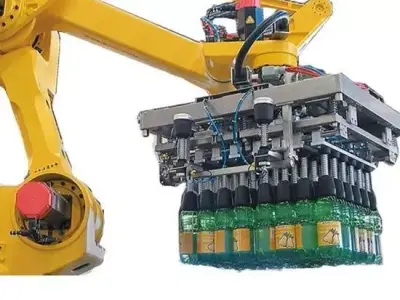 Robotic Vacuum Bottle Suction Gripper for Automated Packing 3D model