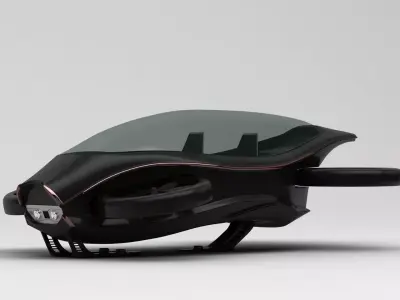 Sci fi Drone 3D model 2