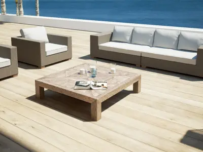 Garden Furniture v2 3D model