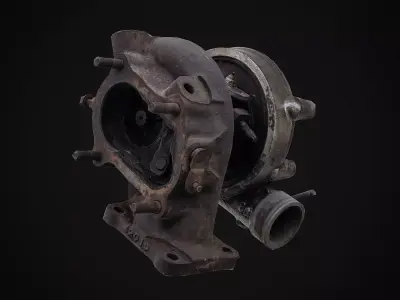 Turbocharger 7MGTE CT26 - Photogrammetry 3D model