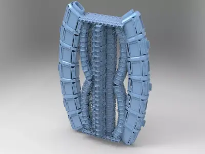 Cyberpunk Elite resort Tower 2  3D model