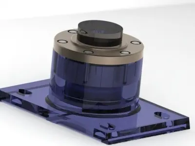 Foot step bearing Free 3D model