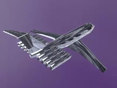 Fictional April Fool Special Ground-effect vehicle Inspire serie 3D model
