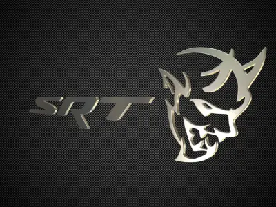 srt logo 3D model
