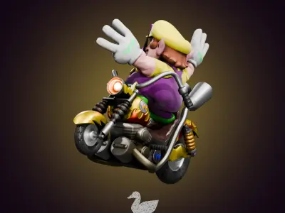 Wario 3D print model
