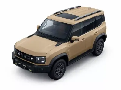Modern Adventure Ready Off Road SUV 3D model