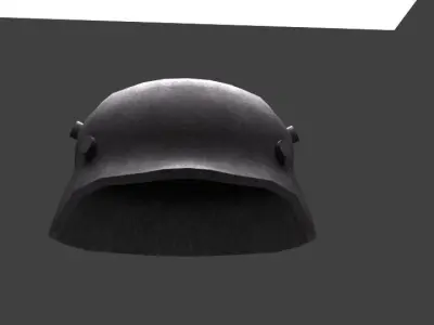 M1940 Wehrmacht Stahlhelm Low-poly 3D model
