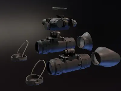 Bonie HP NVG Low-poly 3D model