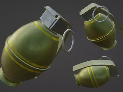 M26 Grenade 3D model