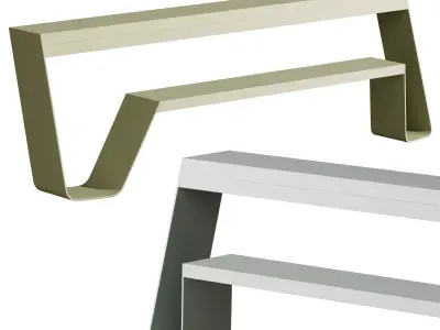 Extremis HOPPER BENCH Bench 3D model