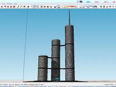 Sketchup Tower B1 Free 3D model
