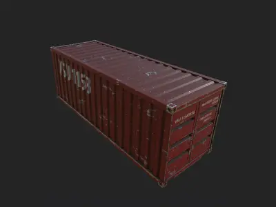 ship container  3D model purchase