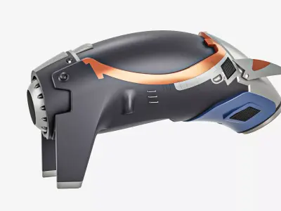 Single Person Anti Gravity Aircraft 3D model