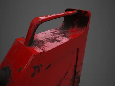 Gas Canister Low-poly 3D model buy