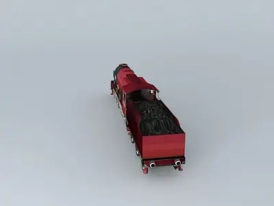 Eco Rail Track 6100 Royal Scot Dummy Old Steam Days Free 3D model
