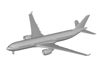 Airbus A330 3D model buy