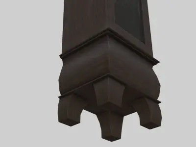 Vintage Clocks Pack With PBR Materials Low-poly 3D model