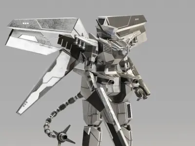 Mecha Raiden 3D model