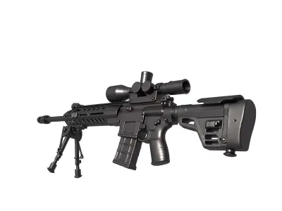KMR762 sniper rifle 3D print model